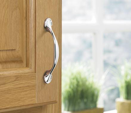 Amerock Cabinet Pull Polished Chrome 3 inch (76 mm) Center to Center Everyday Heritage 1 Pack Drawer Pull Drawer Handle Cabinet Hardware