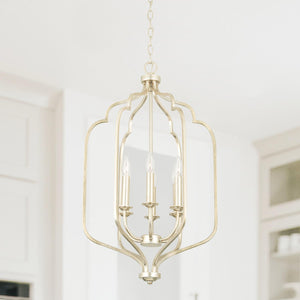 Capital Lighting 538761WG Ophelia 6 Light Foyer Winter Gold