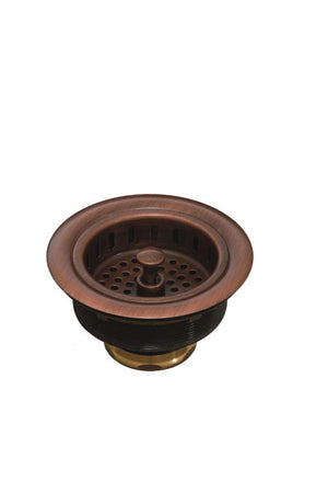 Thompson Traders Basket Strainer Antique Copper Basket Strainer TDB35-AC Antique Copper