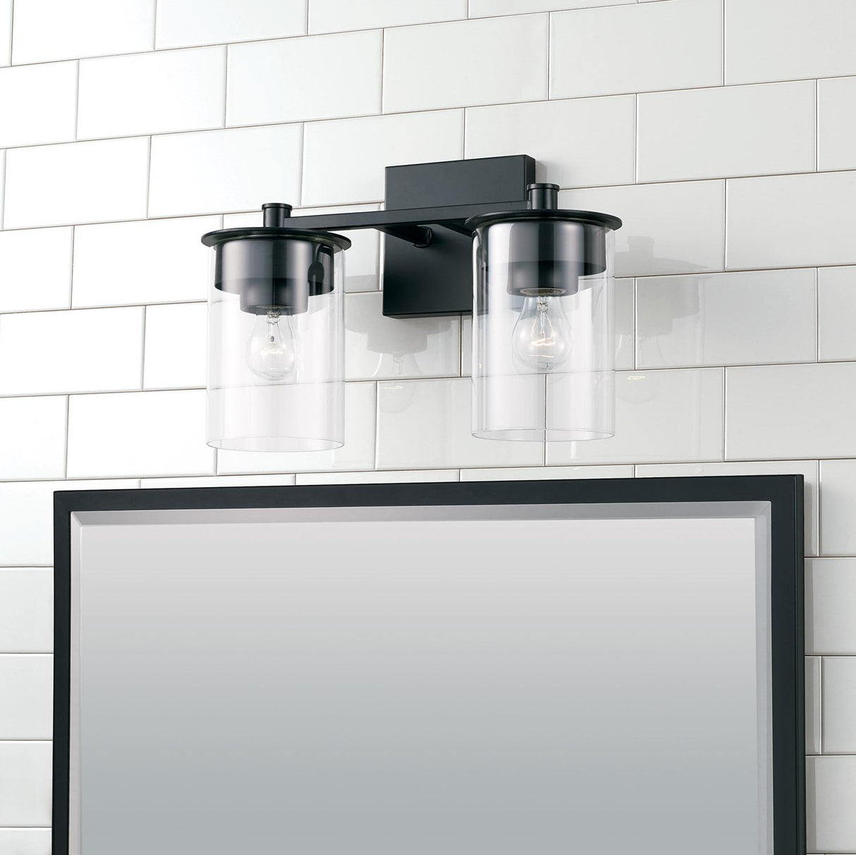 Capital Lighting 146821MB-532 Mason 2 Light Vanity Matte Black