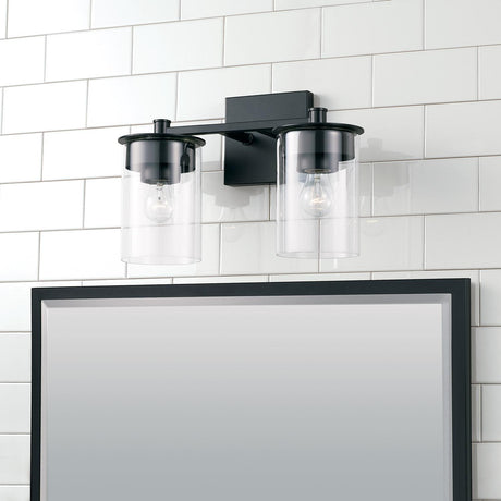 Capital Lighting 146821MB-532 Mason 2 Light Vanity Matte Black