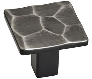 Amerock Cabinet Knob Gunmetal 1-3/16 inch (30 mm) Length Kamari 1 Pack Drawer Knob Cabinet Hardware