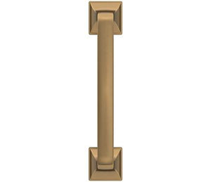 Amerock Cabinet Pull Champagne Bronze 3-3/4 inch (96 mm) Center-to-Center Ville 1 Pack Drawer Pull Cabinet Handle Cabinet Hardware