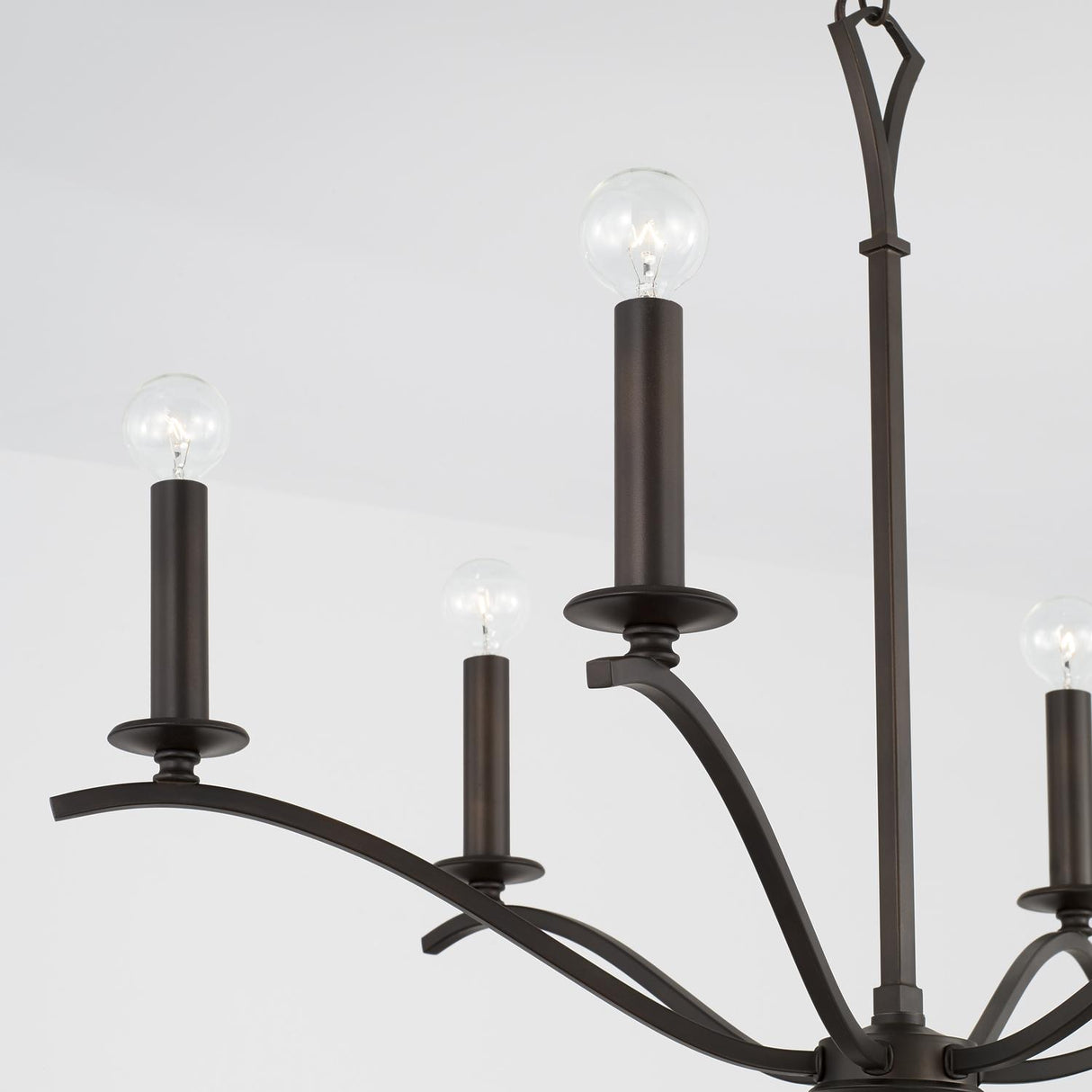 Capital Lighting 442861OB Jaymes 6 Light Chandelier Old Bronze