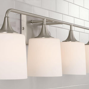 Capital Lighting 148941BN-541 Presley 4 Light Vanity Brushed Nickel