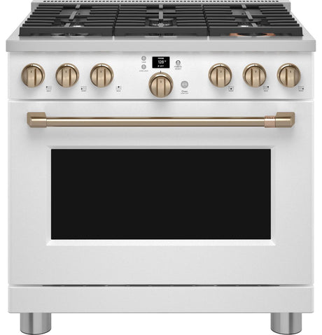 Café 36" Smart All-gas Commercial-style Range With 6 Burners ... CGY366P4TW2