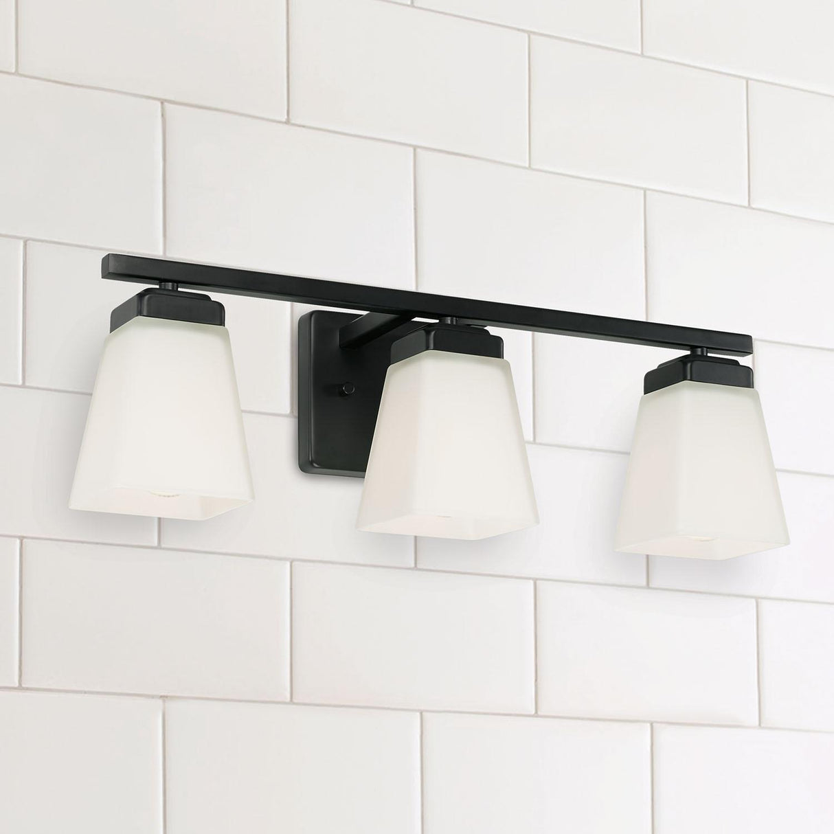 Capital Lighting 114431MB-334 Baxley 3 Light Vanity Matte Black