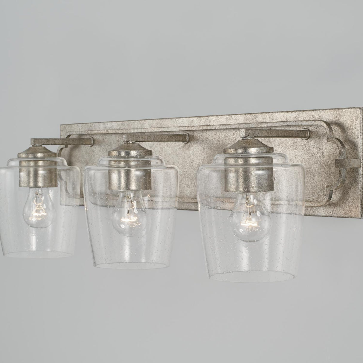 Capital Lighting 143431AS-514 Merrick 3 Light Vanity Antique Silver