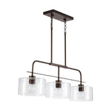 Capital Lighting 838435BZ Jake 3 Light Island Bronze