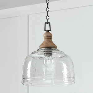 Capital Lighting 330318YG Julian 1 Light Pendant Grey Wash and Grey Iron