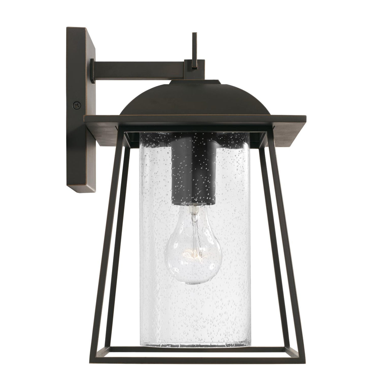 Capital Lighting 943612OZ Durham 1 Light Outdoor Wall Lantern Oiled Bronze