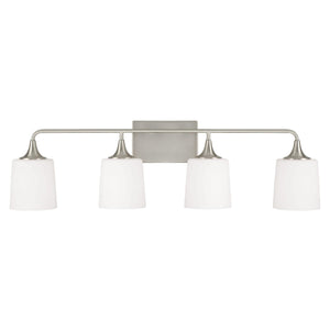 Capital Lighting 148941BN-541 Presley 4 Light Vanity Brushed Nickel