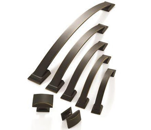 Amerock Appliance Pull Satin Nickel 18 inch (457 mm) Center to Center Candler 1 Pack Drawer Pull Drawer Handle Cabinet Hardware