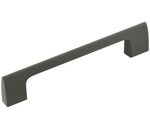 Amerock Cabinet Pull Matte Black 5-1/16 inch (128 mm) Center-to-Center Riva 1 Pack Drawer Pull Drawer Handle Cabinet Hardware