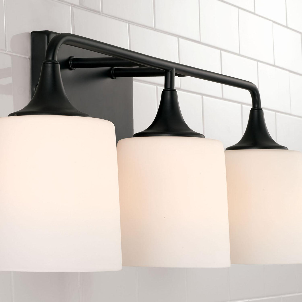 Capital Lighting 148931MB-541 Presley 3 Light Vanity Matte Black