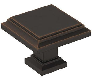 Amerock Cabinet Knob Oil Rubbed Bronze 1-1/4 inch (32 mm) Length Appoint 1 Pack Drawer Knob Cabinet Hardware