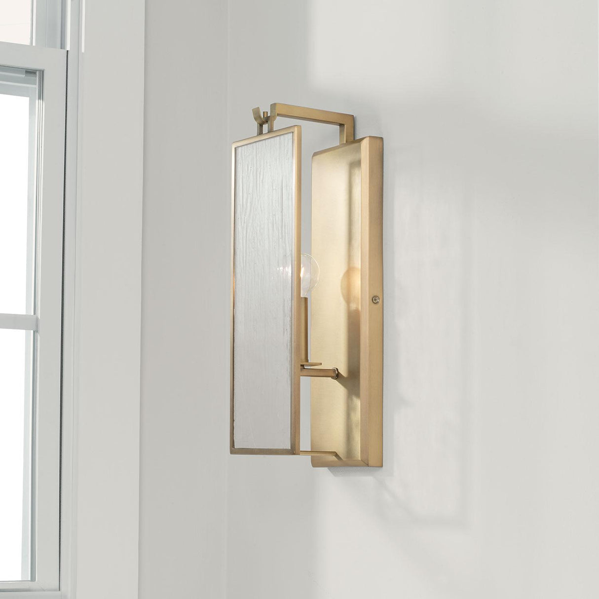 Capital Lighting 625111AD Rylann 1 Light Sconce Aged Brass