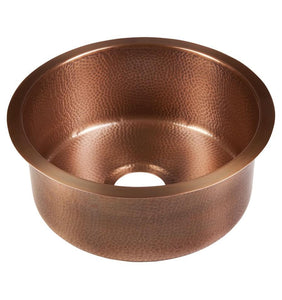 Thompson Traders Antique Copper Napoli Bar/prep Sink De La Cruz PU-1708MA Antique Copper
(Hammered)