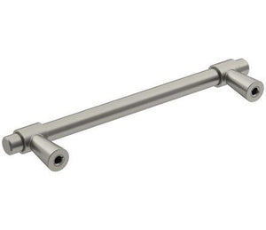 Amerock Cabinet Pull Satin Nickel 5-1/16 inch (128 mm) Center-to-Center Destine 1 Pack Drawer Pull Cabinet Handle Cabinet Hardware