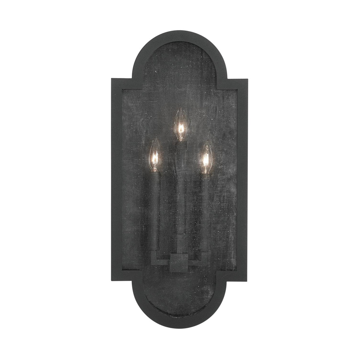 Capital Lighting 934531BK Monroe 3-Light Wall Mount Black