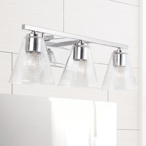 Capital Lighting 138333CH-493 Layla 3 Light Vanity Chrome