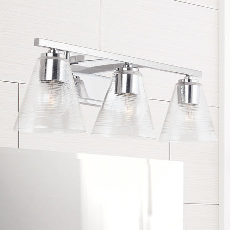 Capital Lighting 138333CH-493 Layla 3 Light Vanity Chrome