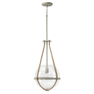 Capital Lighting 327413MS Beaufort 1 Light Pendant Mystic Sand