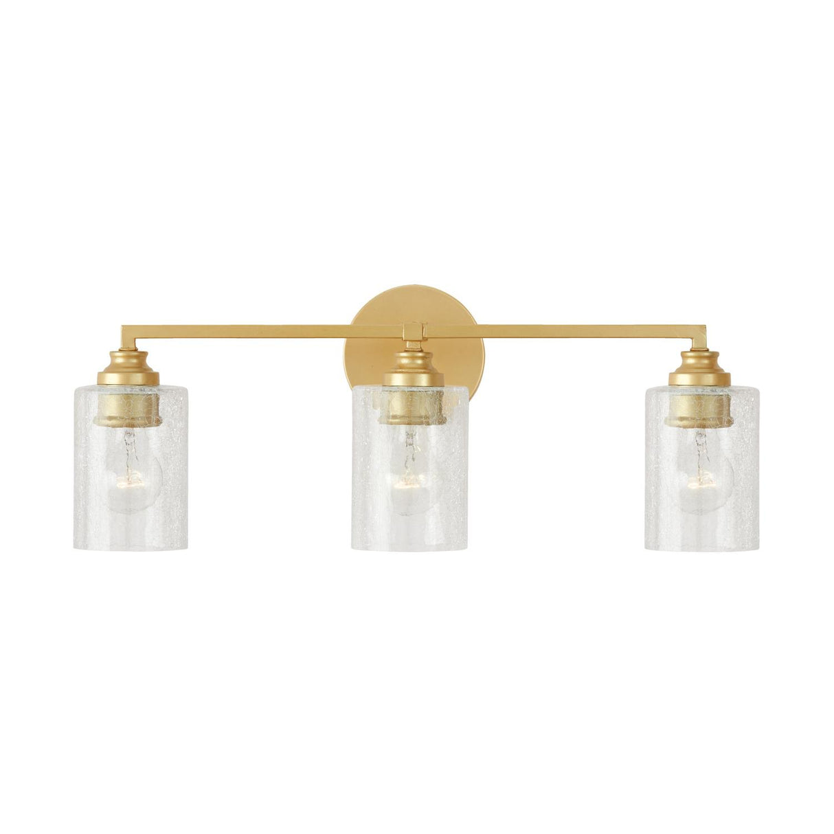 Capital Lighting 120531CG-422 Milan 3 Light Vanity Capital Gold