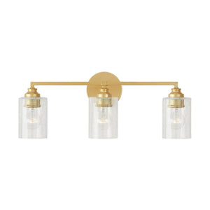 Capital Lighting 120531CG-422 Milan 3 Light Vanity Capital Gold