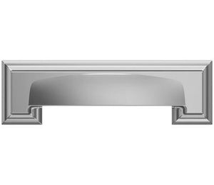Amerock Cabinet Cup Pull Polished Chrome 3 inch & 3-3/4 inch (76mm & 96 mm) Center-to-Center Appoint 1 Pack Drawer Pull Cabinet Handle Cabinet Hardware