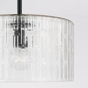 Capital Lighting 241311MB Emerson 1 Light Semi-Flush Matte Black