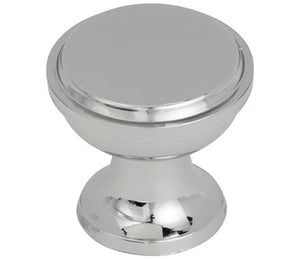 Amerock Cabinet Knob Polished Nickel 1-3/16 inch (30 mm) Diameter Westerly 1 Pack Drawer Knob Cabinet Hardware