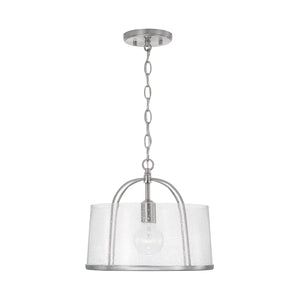 Capital Lighting 247011BN Madison 1 Light Semi-Flush Brushed Nickel