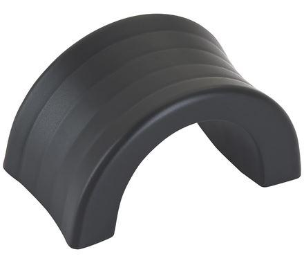 Amerock Cabinet Finger Pull Matte Black 1-1/4 inch (32 mm) Center to Center Concentric 1 Pack Drawer Pull Drawer Handle Cabinet Hardware