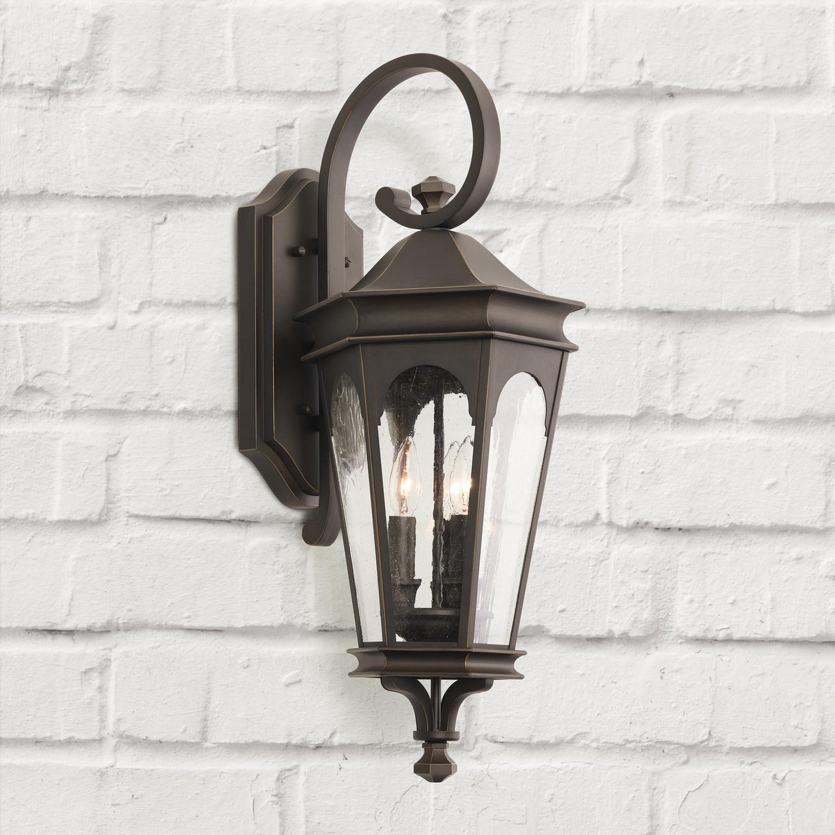 Capital Lighting 939731OZ Inman Park 3 Light Outdoor Wall Lantern Oiled Bronze