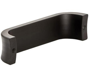 Amerock Cabinet Pull Matte Black 3-3/4 inch (96 mm) Center to Center Concentric 1 Pack Drawer Pull Drawer Handle Cabinet Hardware