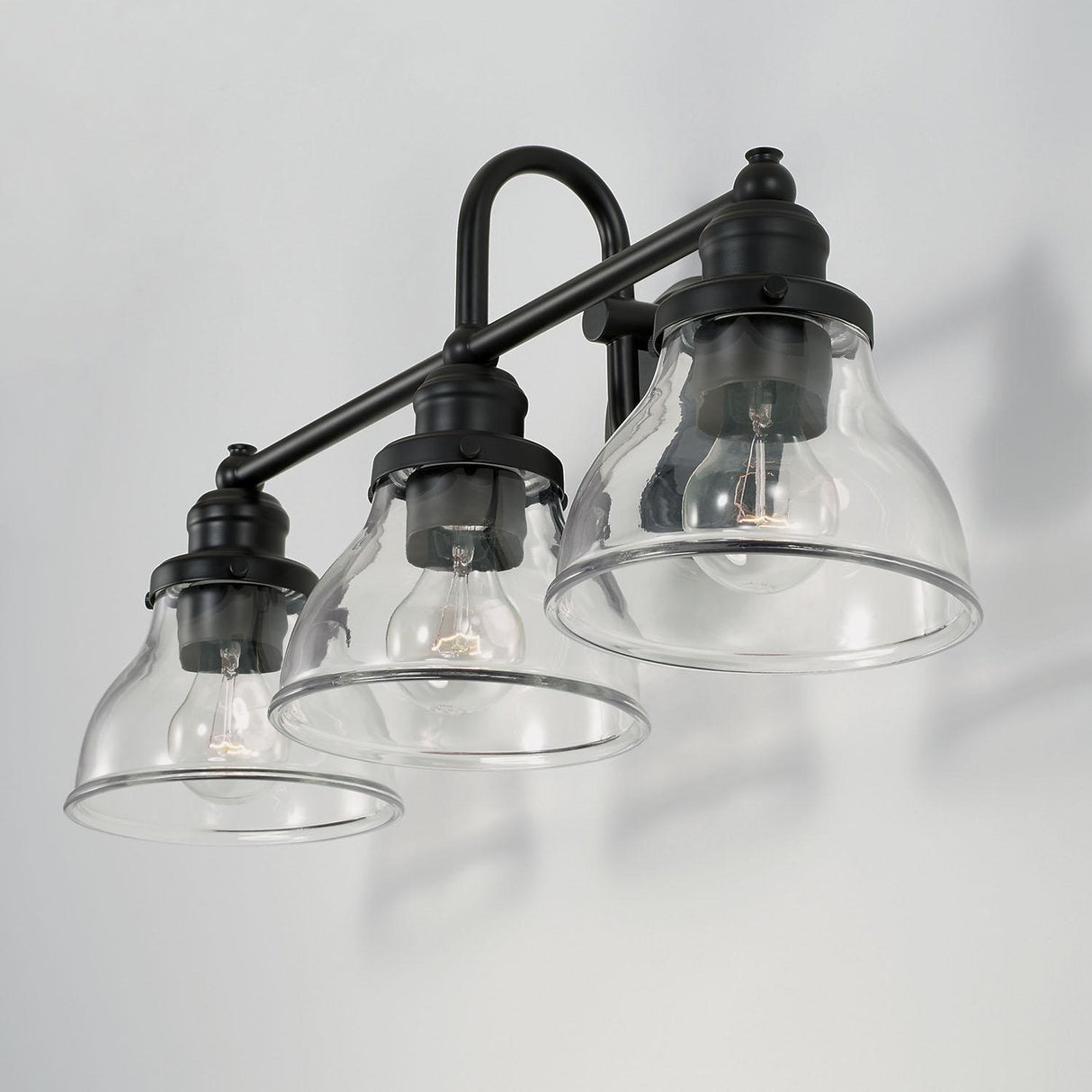Capital Lighting 8303MB-461 Baxter 3 Light Vanity Matte Black