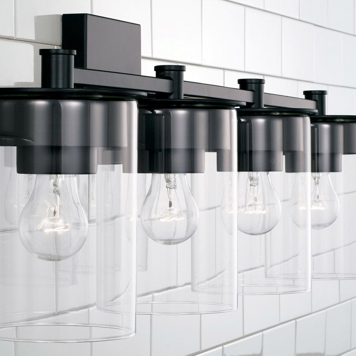 Capital Lighting 146841MB-532 Mason 4 Light Vanity Matte Black
