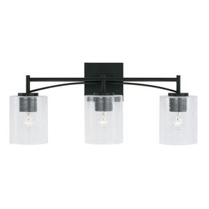 Capital Lighting 142031MB-510 Peyton 3 Light Vanity Matte Black