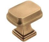 Amerock Cabinet Knob Gilded Bronze 1-1/4 inch (32 mm) Length Revitalize 1 Pack Drawer Knob Cabinet Hardware