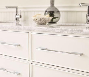 Amerock Cabinet Pull Polished Chrome 6-5/16 inch (160 mm) Center to Center Separa 1 Pack Drawer Pull Drawer Handle Cabinet Hardware