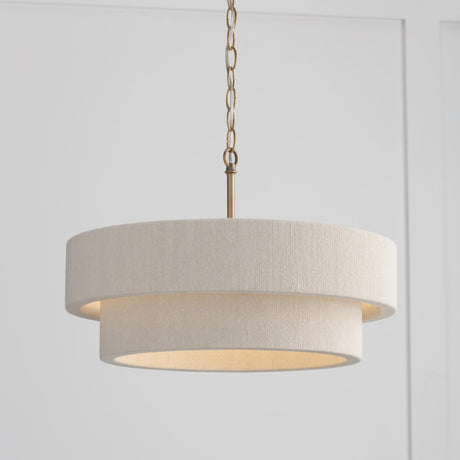 Capital Lighting 349841MA Delaney 4 Light Pendant Matte Brass