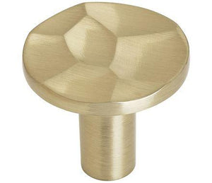 Amerock Cabinet Knob Golden Champagne 1-3/16 inch (30 mm) Diameter Kamari 1 Pack Drawer Knob Cabinet Hardware