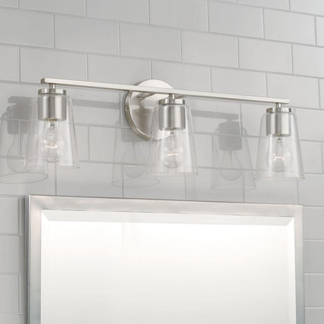 Capital Lighting 148631BN-537 Portman 3 Light Vanity Brushed Nickel