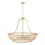 Capital Lighting 444161MA Wren 6 Light Chandelier Matte Brass