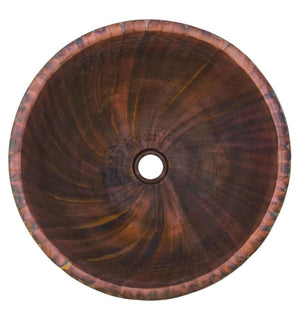 Thompson Traders Baccus Black Copper Bath Sink Cortazar RCDW Aged Copper
(Hammered)