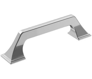 Amerock Cabinet Pull Polished Chrome 3-3/4 inch (96 mm) Center-to-Center Exceed 1 Pack Drawer Pull Cabinet Handle Cabinet Hardware