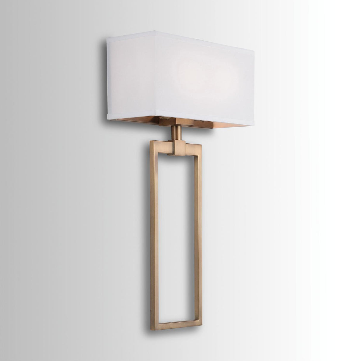 Capital Lighting 633321AD Lynden 2 Light Sconce Aged Brass