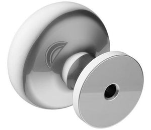 Amerock Cabinet Knob Polished Chrome 1-1/8 inch (29 mm) Diameter Ville 1 Pack Drawer Knob Cabinet Hardware