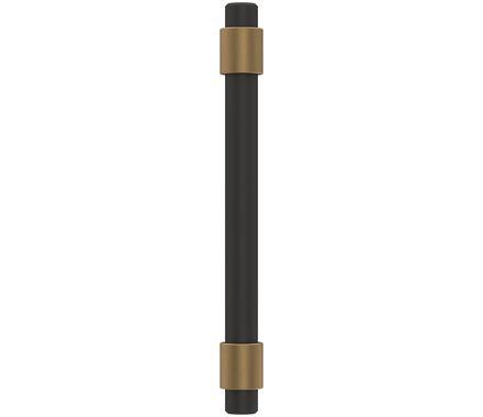 Amerock Cabinet Pull Matte Black/Champagne Bronze 3-3/4 inch (96 mm) Center-to-Center Mergence 1 Pack Drawer Pull Cabinet Handle Cabinet Hardware